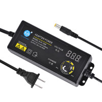 KJS-1509 60W 3-24V Adjustable Adapter With Voltage Display